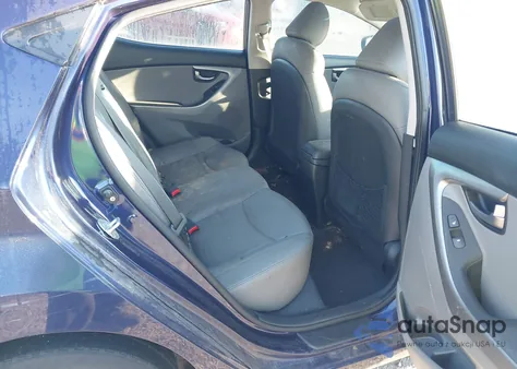 2012 Hyundai Elantra Limited z USA, uszkodzony, nr VIN 5NPDH4AE8CH100575